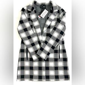 Franklin Lyman Checkered Black & Taupe Jacket